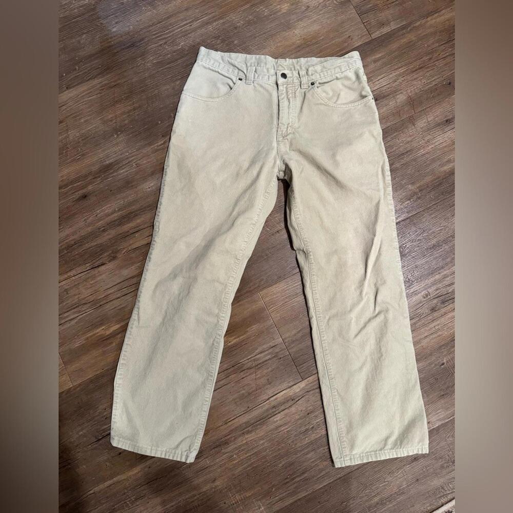 Patagonia Classic Corduroy Khaki Pants Sz 34x28 EUC - Picture 2 of 7